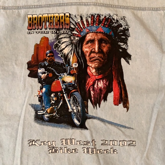 VintageY2K Cutoff Sleeveless Bike Week Shirt - Picture 7 of 7